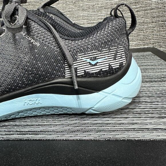 Hoka One One Womens Hupana 2 Black Blue Running Shoes Sneakers Size 7.5 - Picture 2 of 16